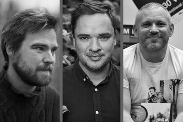 Zygmunt Miłoszewski i Grzegorz Kasdepke. Pisarze z wizytą w Białymstoku