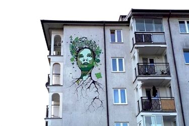 Nowy mural w mieście. To "Matka Natura"
