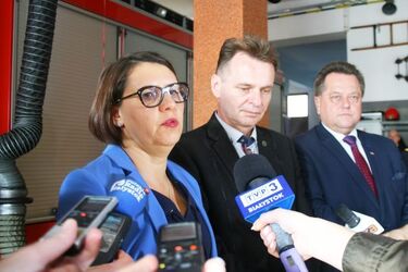 Finansowa pomoc dla rodzin białostockich strażaków, którzy zginęli w pożarze