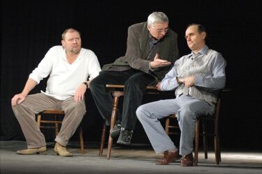 Andrzej Grabowski i Jan Peszek w "Scenariuszu dla trzech aktorów" [KONKURS]