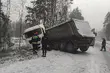 Kolizje, utrudnienia, korki. Zima na podlaskich drogach