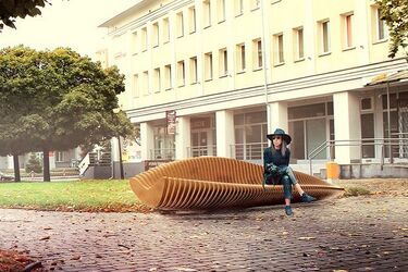 Kolejna nietypowa ławka w Białymstoku