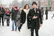 Zimno i śnieg niestraszne maturzystom. Studniówka Miejska 2018 [ZDJĘCIA]