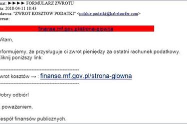 Ministerstwo Finansów zwraca pieniądze. Uwaga na wyłudzenia