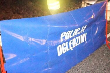 Zapalił się samochód, kierowca nie żyje. Trwa ustalanie tożsamości