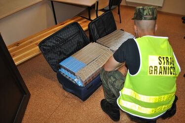 40-latek podróżował z nielegalnymi walizkami