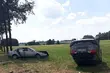 Dachowanie toyoty na trasie Korycin - Białystok
