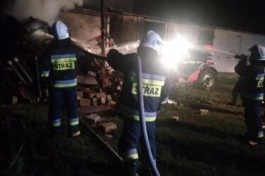 Pożar niedaleko Zambrowa. Nie żyje mężczyzna. Czy to było podpalenie?