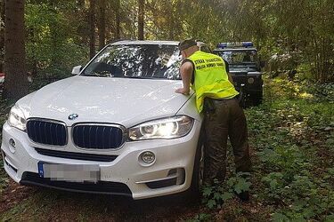 Ukradł samochód w mieście, ale podróż skończył w lesie