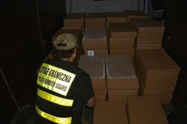 24-latek przewoził nielegalne papierosy. Skarb Państwa mógł stracić ponad 400 tys. zł