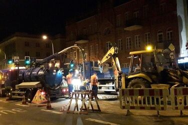 Robotnicy uszkodzili linię. Mieszkańcy zostali bez wody