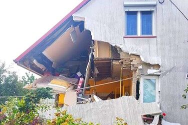 Wybuchła butla z gazem. Nie żyje starszy mężczyzna
