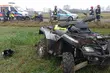 Wypadek w gminie Goniądz. Urwało koło, pasażerka trafiła do szpitala