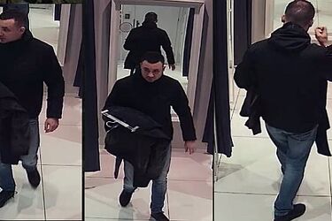 Ukradł ubrania za kilkaset złotych. Szuka go policja