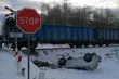 Wypadek na torach. Seat wylądował w rowie