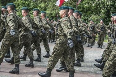 Pierwsza przysięga terytorialsów w tym roku
