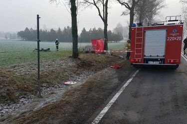 Wypadek śmiertelny. Droga jest całkowicie zablokowana