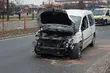 Kierowca zasłabł i zderzył się z innym autem. Wypadek na al. Jana Pawła II