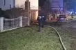 Najpierw awantura, później pożar. Policjanci uratowali 4 osoby