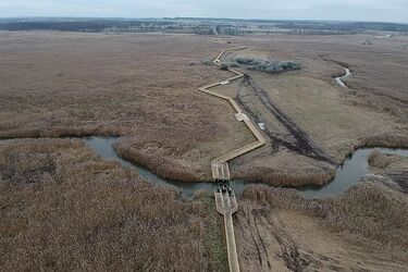 Zakaz korzystania z kładki Śliwno - Waniewo