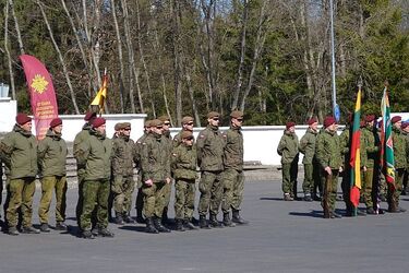 Debiut na zagranicznych zawodach. Podlascy terytorialsi na Litwie