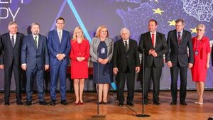 "Możecie biec najszybciej". Jarosław Kaczyński i Mateusz Morawiecki w Białymstoku[ZDJĘCIA]