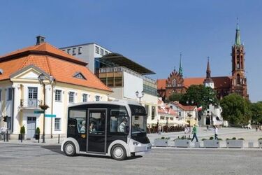 Elektryczny mikrobus w Białymstoku. Można przejechać się za darmo