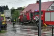 Wóz strażacki wjechał w dom