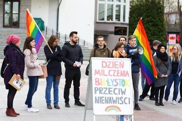 Równość i ochrona dla wszystkich. Wydarzenie antydyskryminacyjne na Rynku Kościuszki