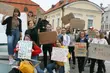 Młodzież strajkuje na Rynku Kościuszki, bo 