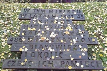 Upamiętnienie społeczności żydowskiej w Białowieży