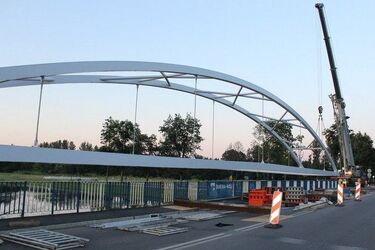Nad rzeką Supraśl jest nowa kładka. Ostatni element trasy łączącej Białystok i Wasilków