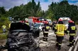 Wypadek samochodowy. 2 ofiary śmiertelne 