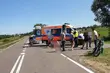 Zderzenie osobówki z motorowerzystą 