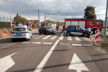 Wypadek na krajowej "66". Jedna osoba trafiła do szpitala