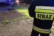 Pożar zakładu stolarskiego. Spaliła się część obiektu