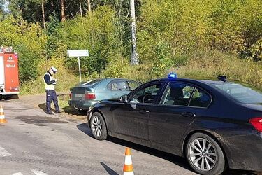 Śmiertelny wypadek.  Zginął kierowca 