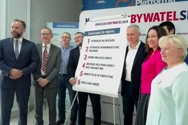 Koalicja Obywatelska prezentuje swój "Sześciopak dla regionu"