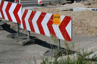 Uwaga – duże skrzyżowanie będzie zamknięte. Wytyczono objazdy