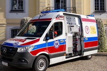 Nowy ambulans dla pogotowia. W ramach Budżetu Obywatelskiego