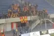 Kibic Jagiellonii spadł z trybun podczas meczu