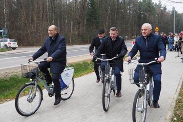 11 kilometrów drogi dla rowerów. Dojedziemy nią aż do Juchnowca Kościelnego