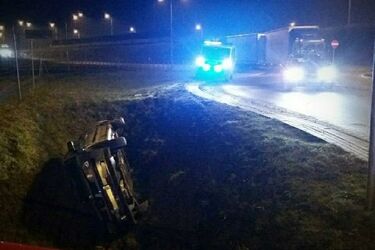 Groźnie na podlaskich drogach. W jednym wypadku ucierpiał nawet łoś