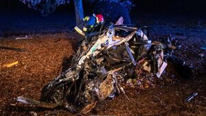 Tragiczny poranek na podlaskich drogach. Nie żyje mężczyzna [ZDJĘCIA]