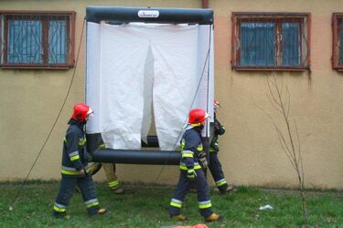 Podlaskie przygotowuje się na koronawirusa. Badania w specjalnym namiocie [ZDJĘCIA]
