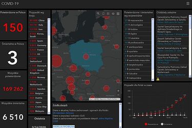 Powstała interaktywna mapa koronawirusa