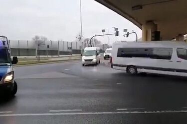 Biały konwój przejechał przez Białystok [WIDEO]