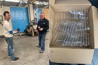 Kolejna podlaska firma będzie produkować przyłbice
