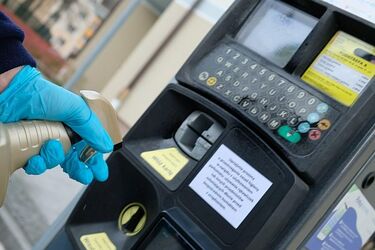 Parkomaty będą dezynfekowane codziennie