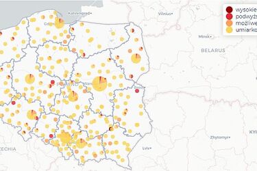 POLCOVID-19 - aplikacja z mapą ryzyka zakażenia koronawirusem